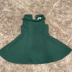 Janie and Jack little girls green dress, size 2T